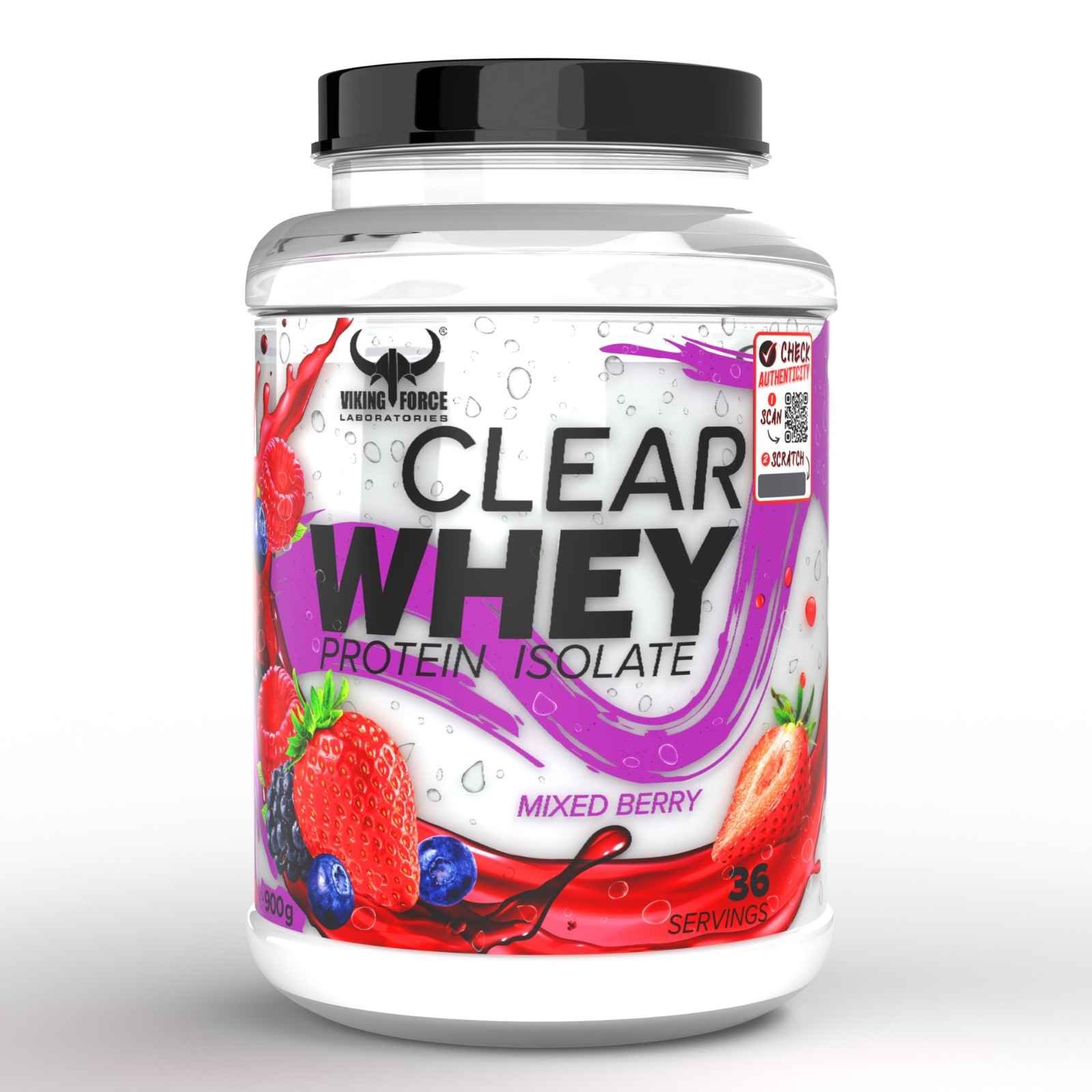 Viking Clear Whey Isolate Wildberry 900g